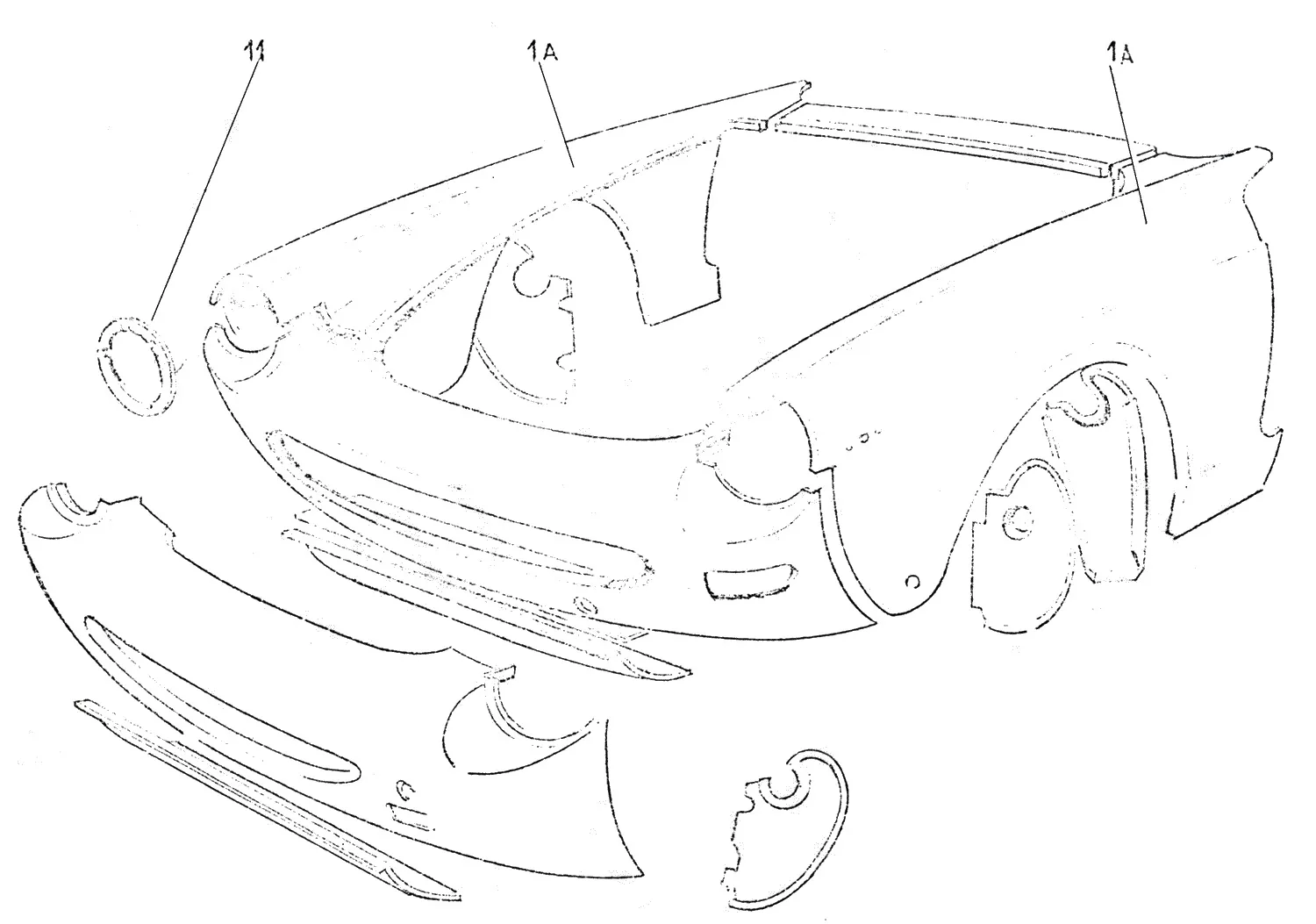 Front Body Panels 365GTS