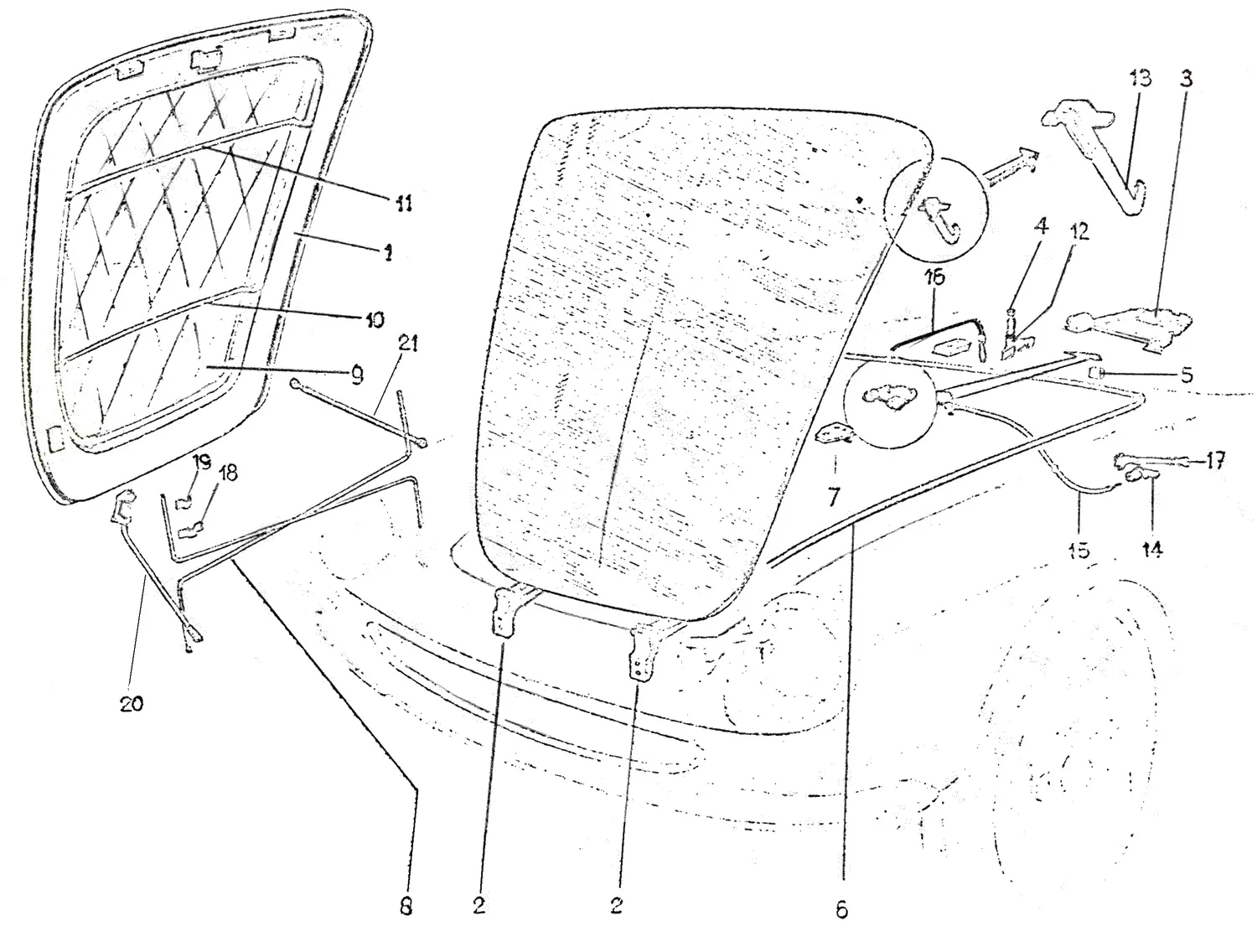 Bonnet Components