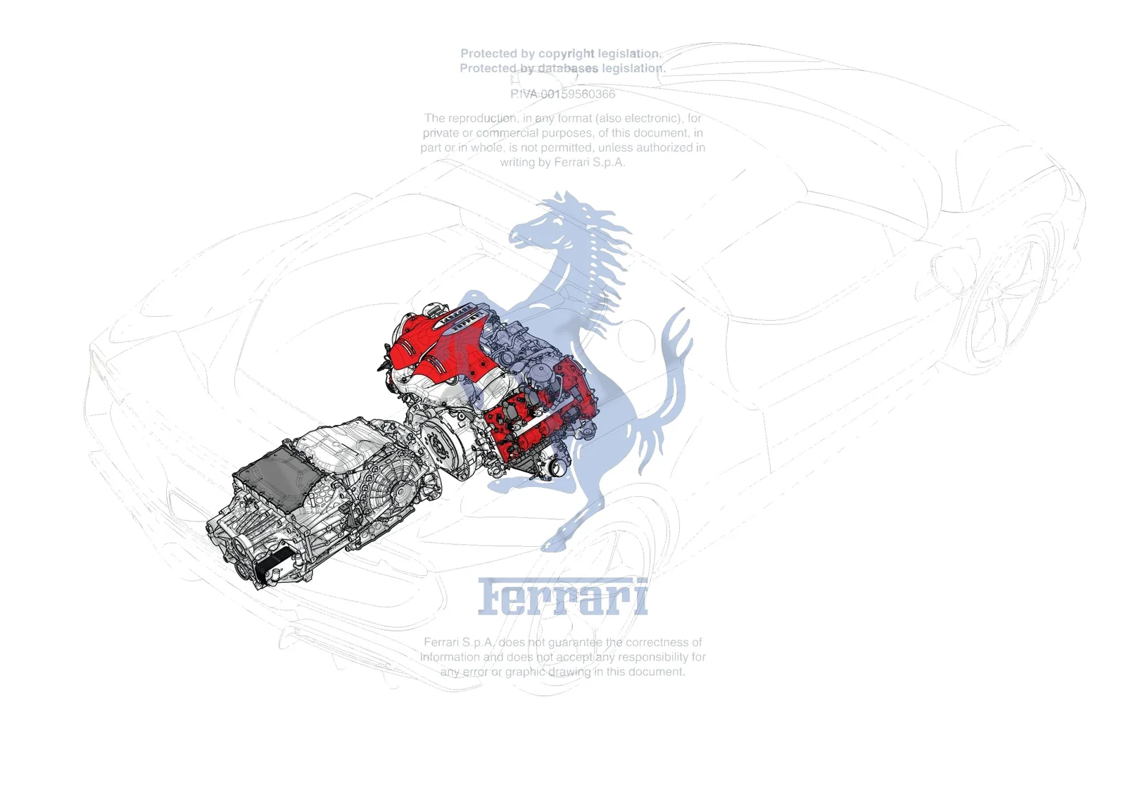 Ferrari 296 GTB [GENERAL] - A.01 - SPARE ASSEMBLY UNITS exploded diagram