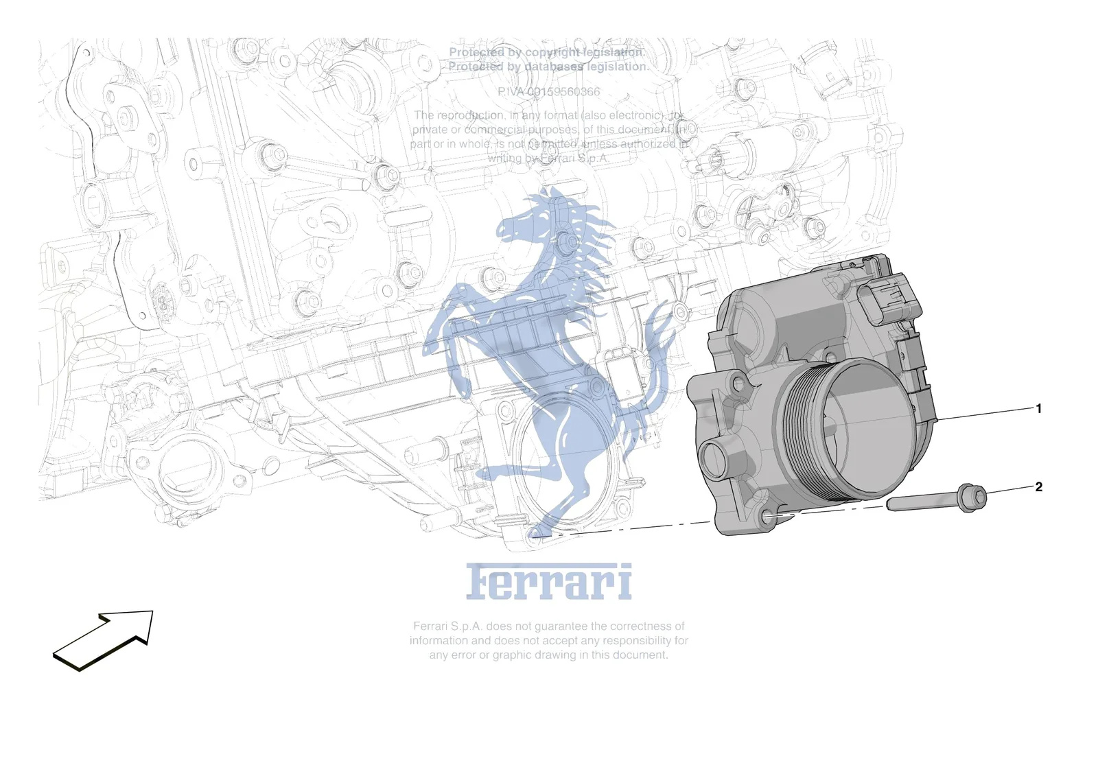 Ferrari 296 GTB [ENGINE] - B.15 - INJECTION CONTROL exploded diagram
