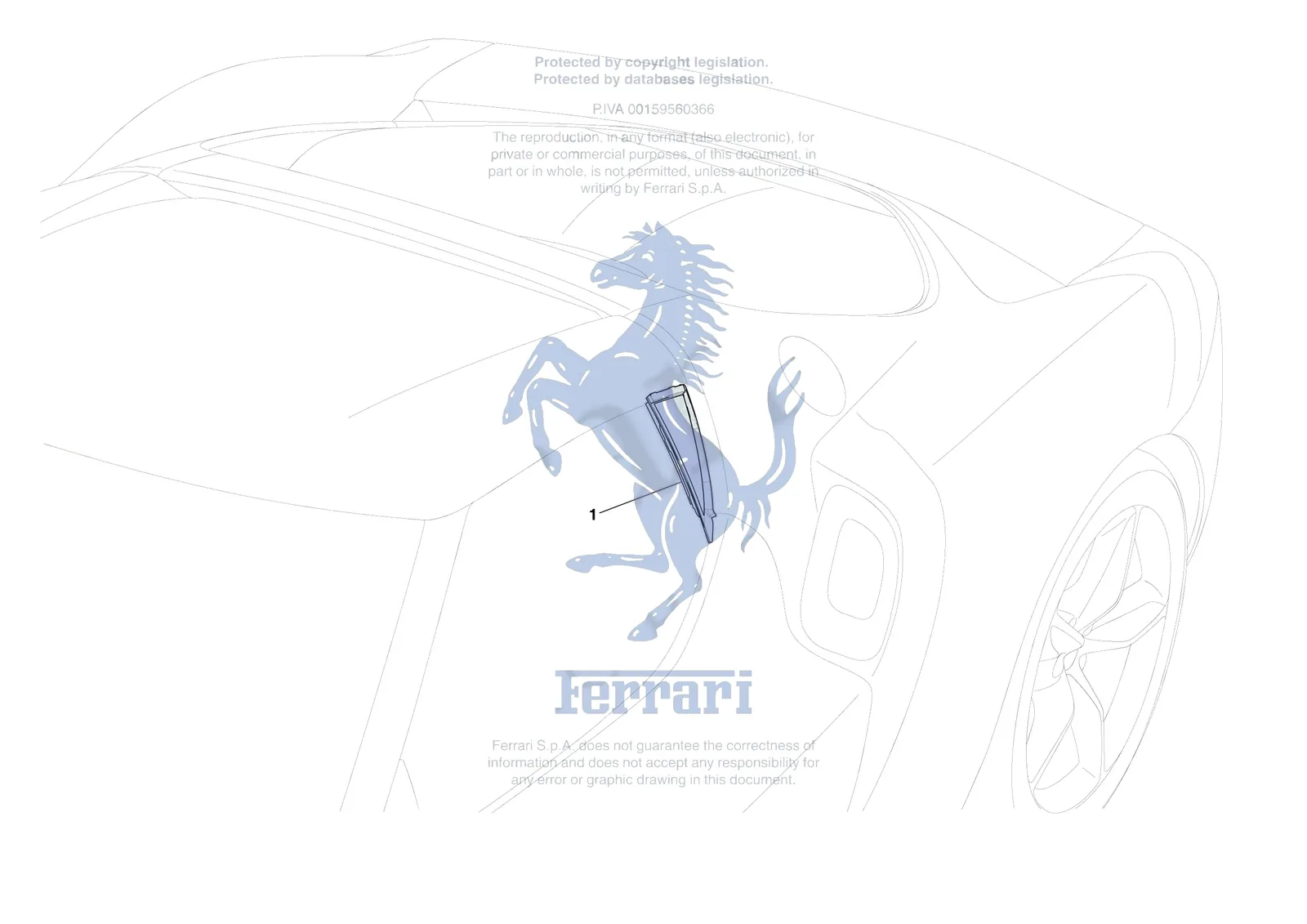 Ferrari 296 GTB [VEHICLE TRIM] - E.27 - SIDE WINDOWS exploded diagram