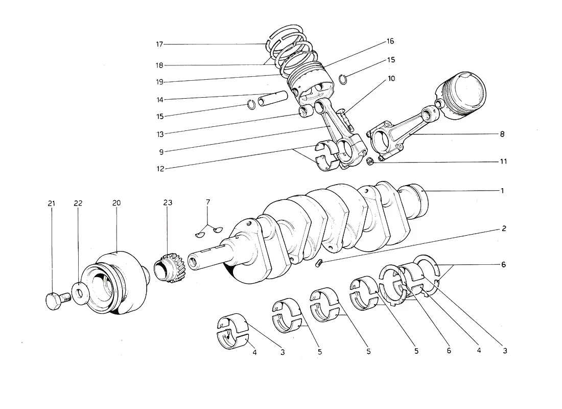 Crankshaft - Connecting Rods And Pistons