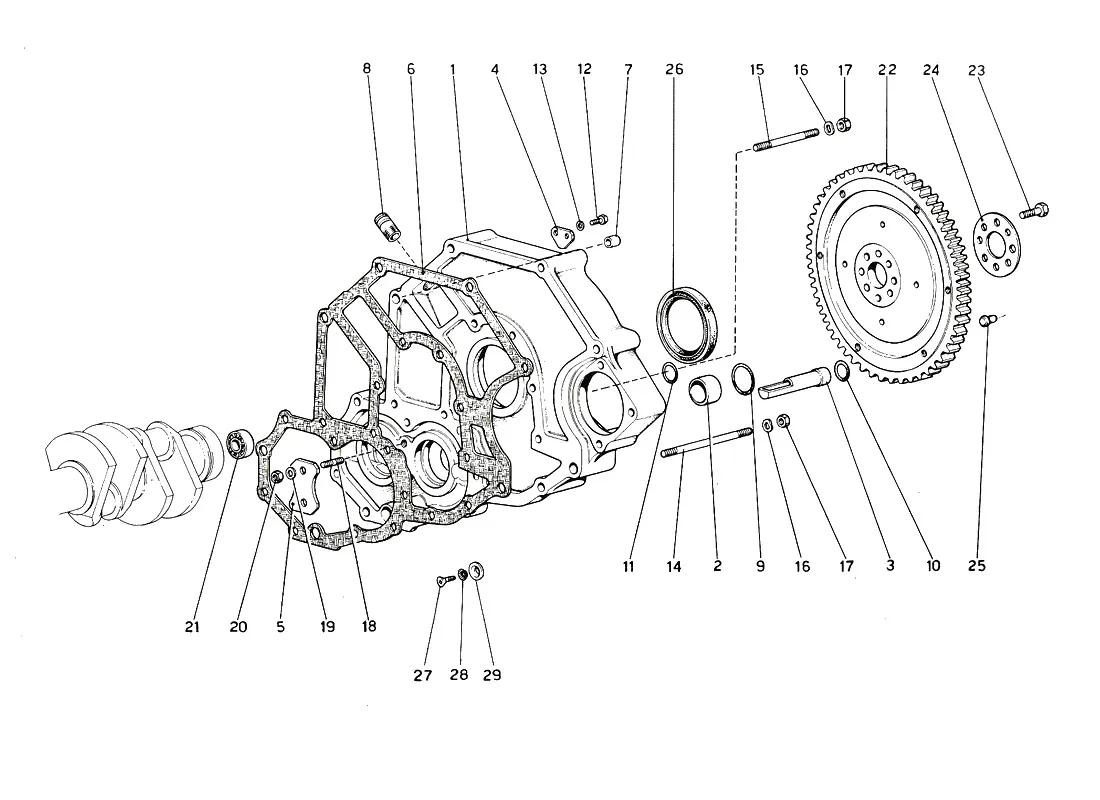 Flywheel And Clutch Housing Spacer