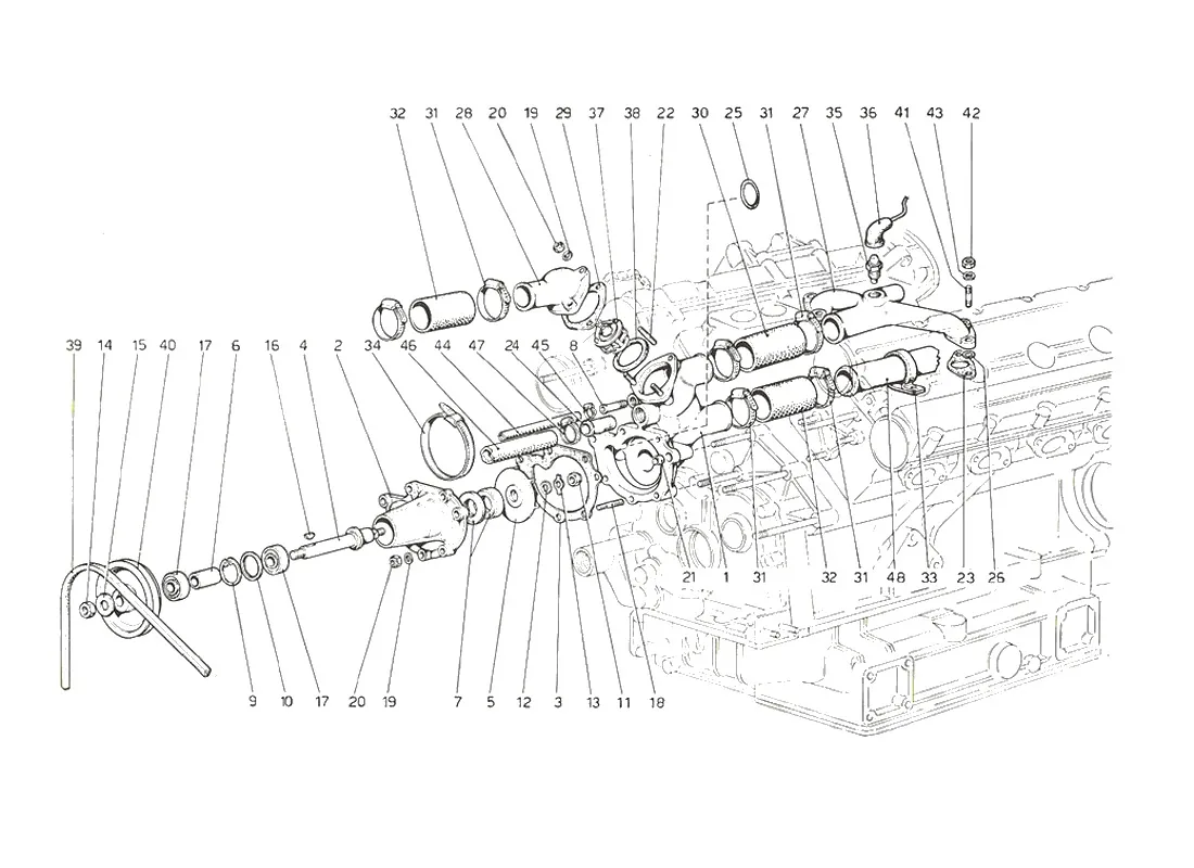 Water Pump And Pipings