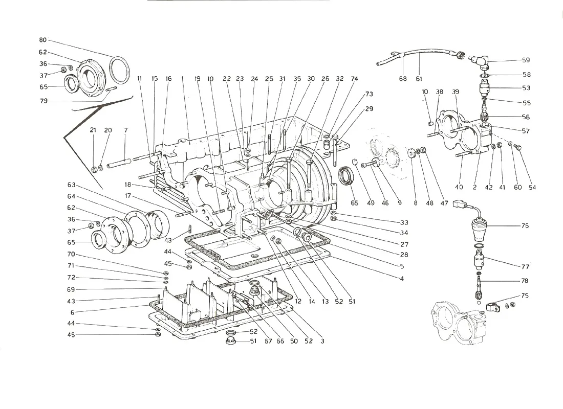 Gearbox - Differential Housing And Oil Sump
