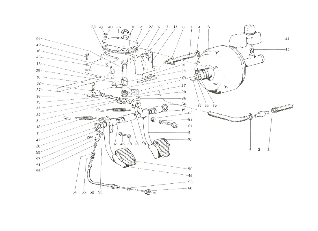 Pedal Board - Brake And Clutch Controls
