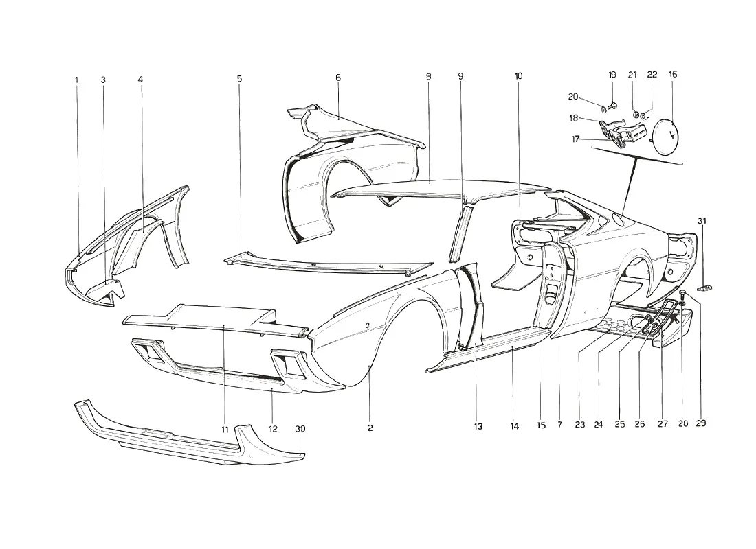 Body Shell - Outer Elements