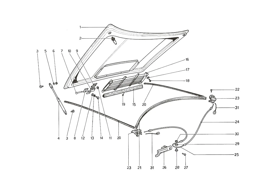 Front Compartment Lid