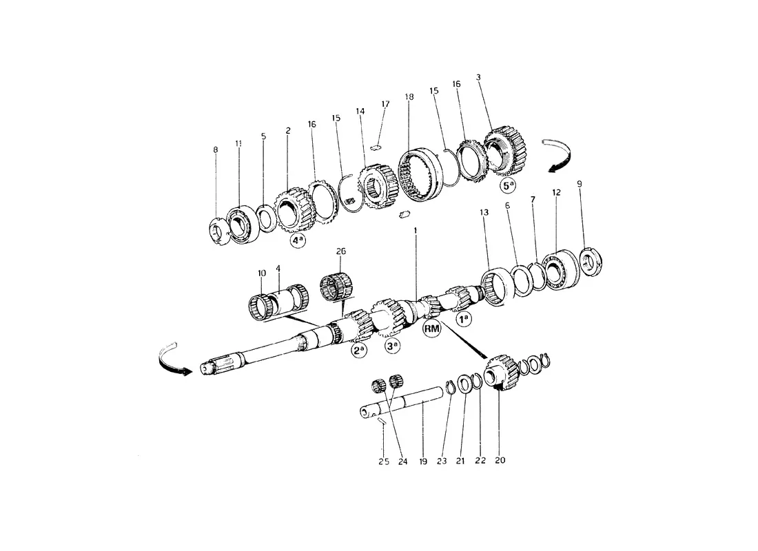 Main Shaft Gears