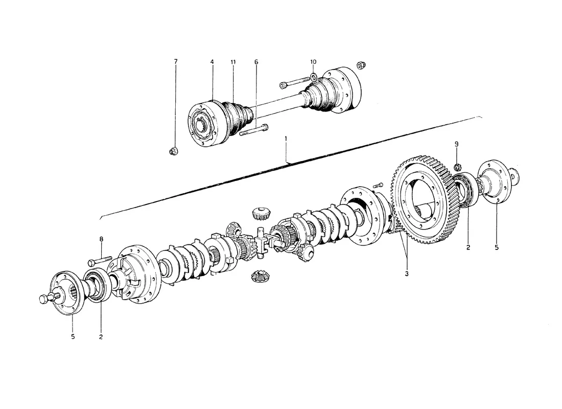 Differential And Axle Shaft