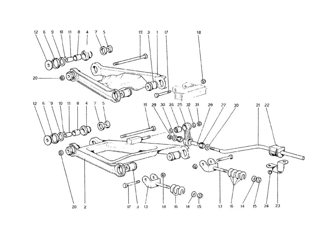 Rear Suspension - Wishbones