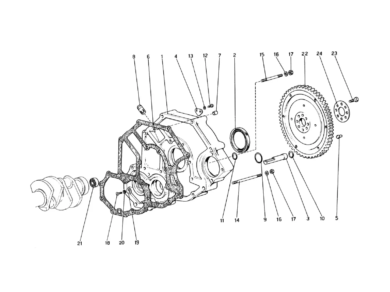 Flywheel And Clutch Housing Spacer