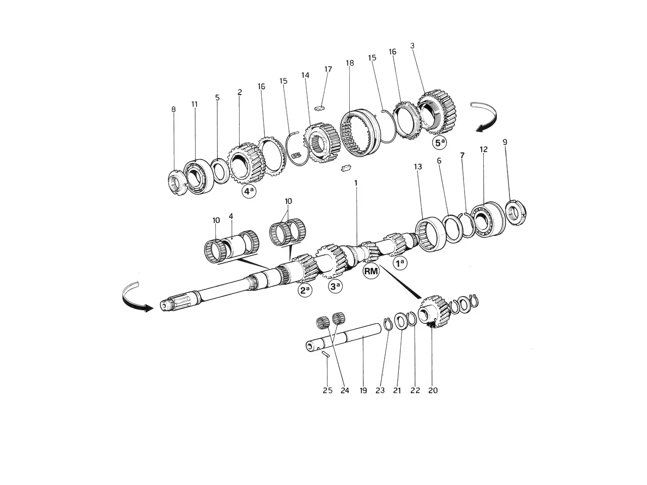 Main Shaft Gears