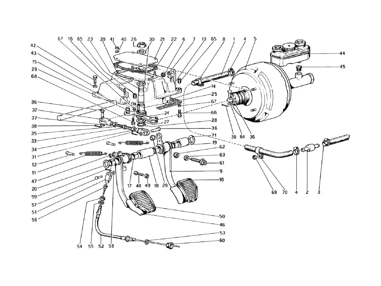 Pedal Board -Brake And Clutch Controls