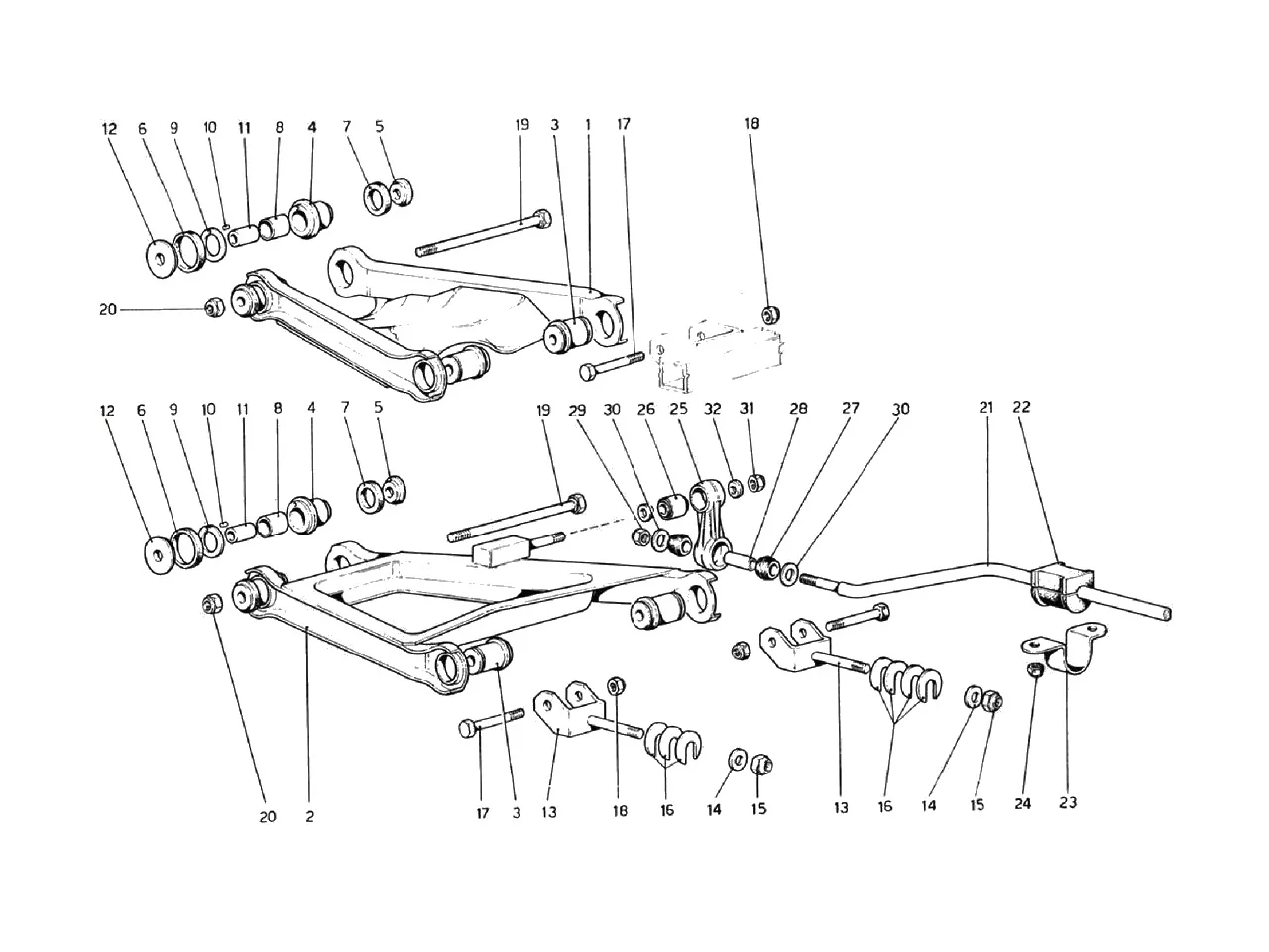 Rear Suspension - Wishbones