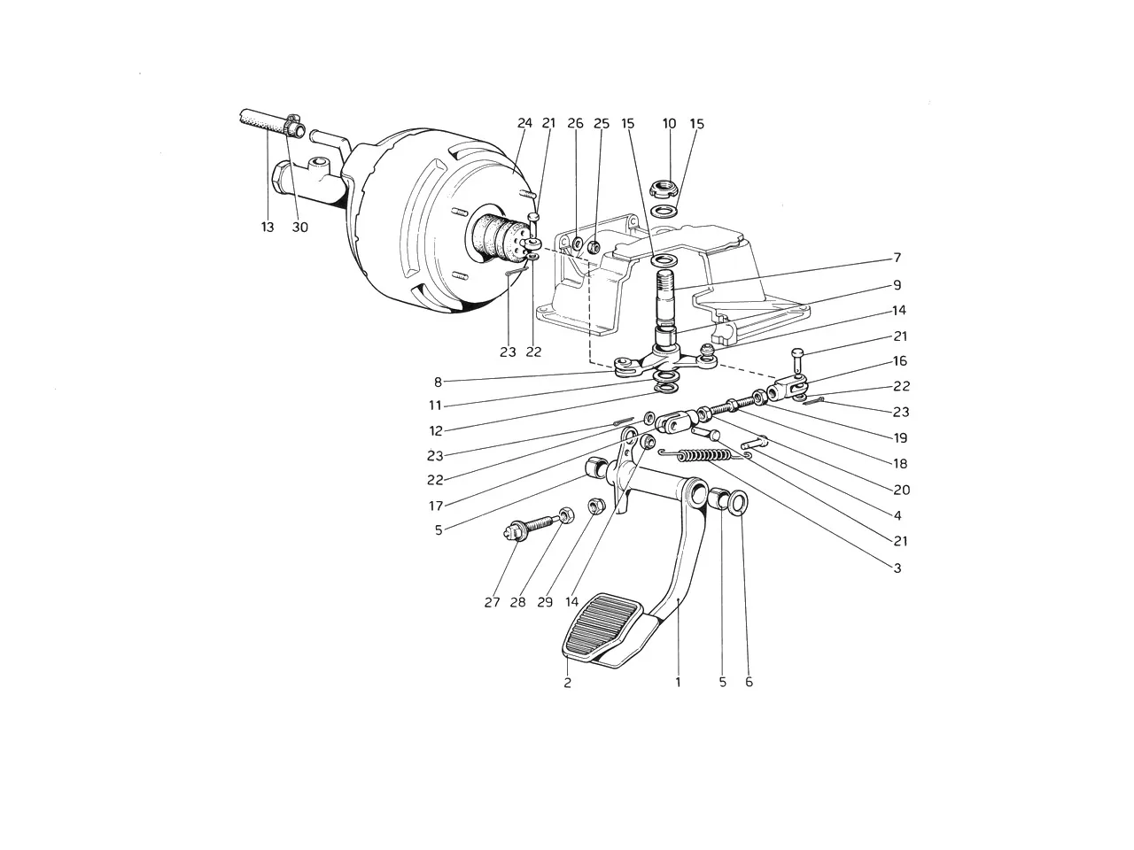 Brake Hydraulic System (Variants For RHD Versions)