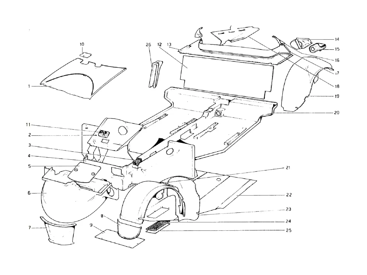 Body Shell - Inner Elements