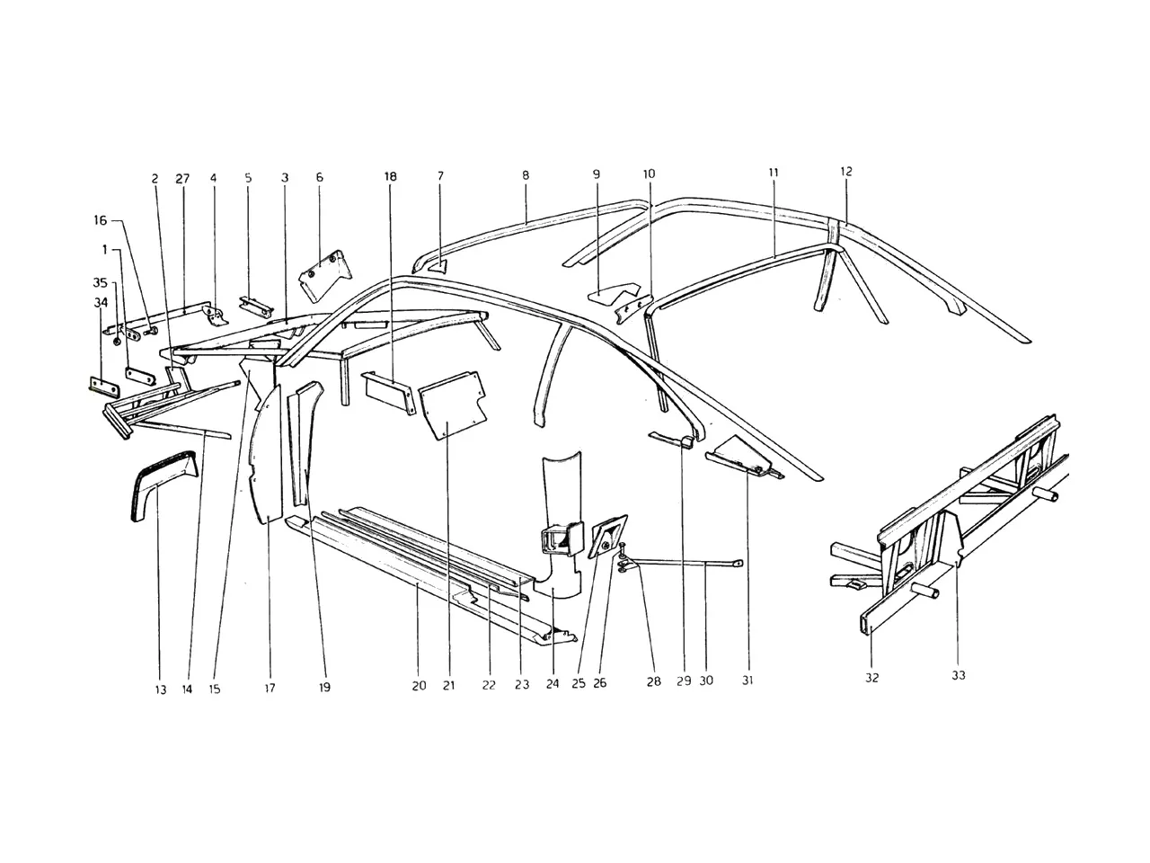 Body Shell - Inner Elements