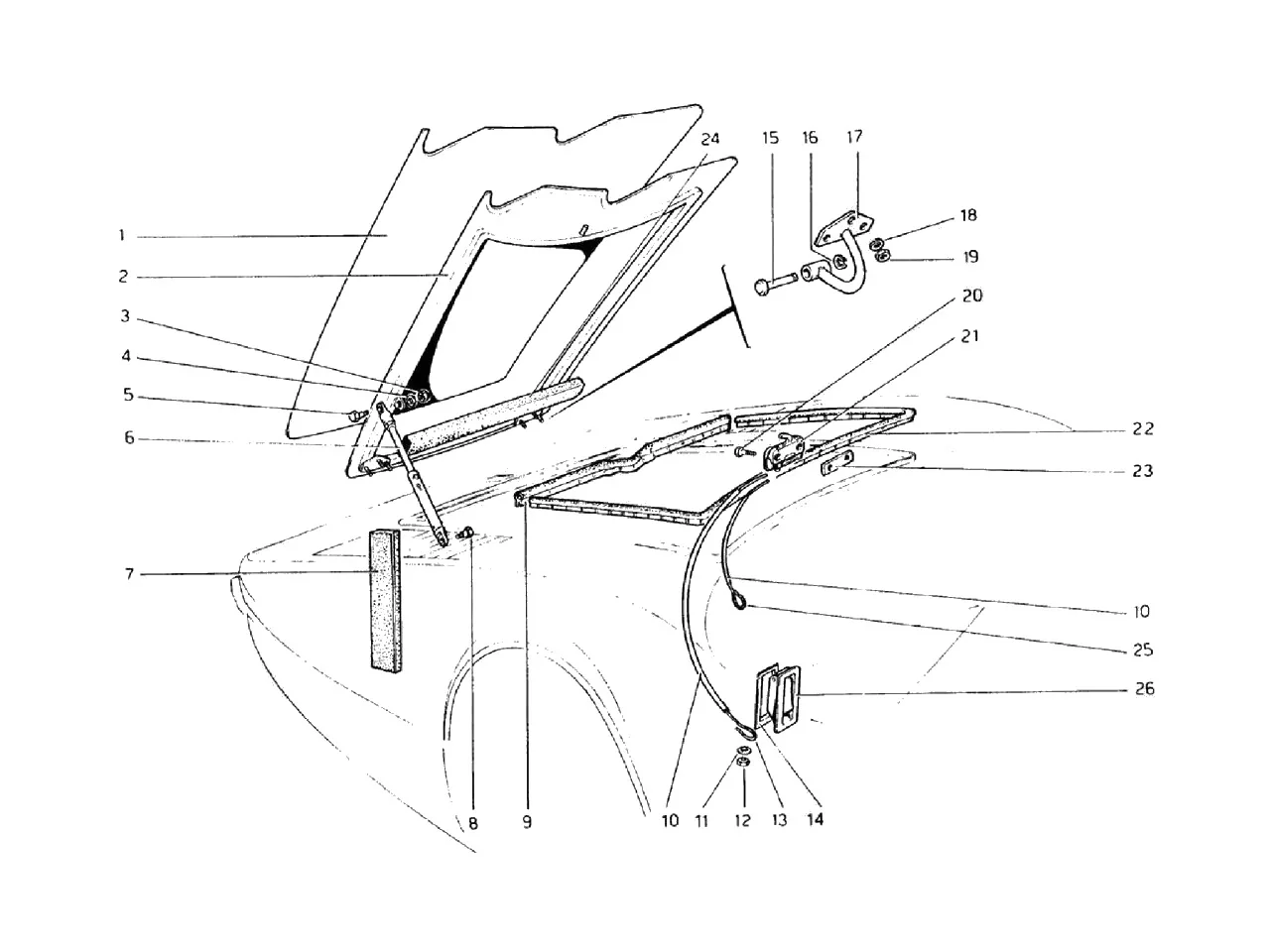 Front Compartment Lid Table