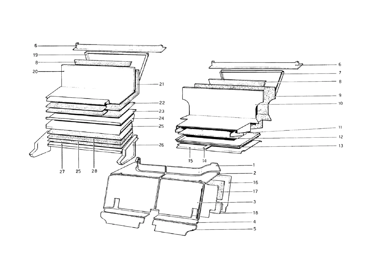 Passenger And Luggage Compartments Insulation (Valid For RHD - Aus Versions)