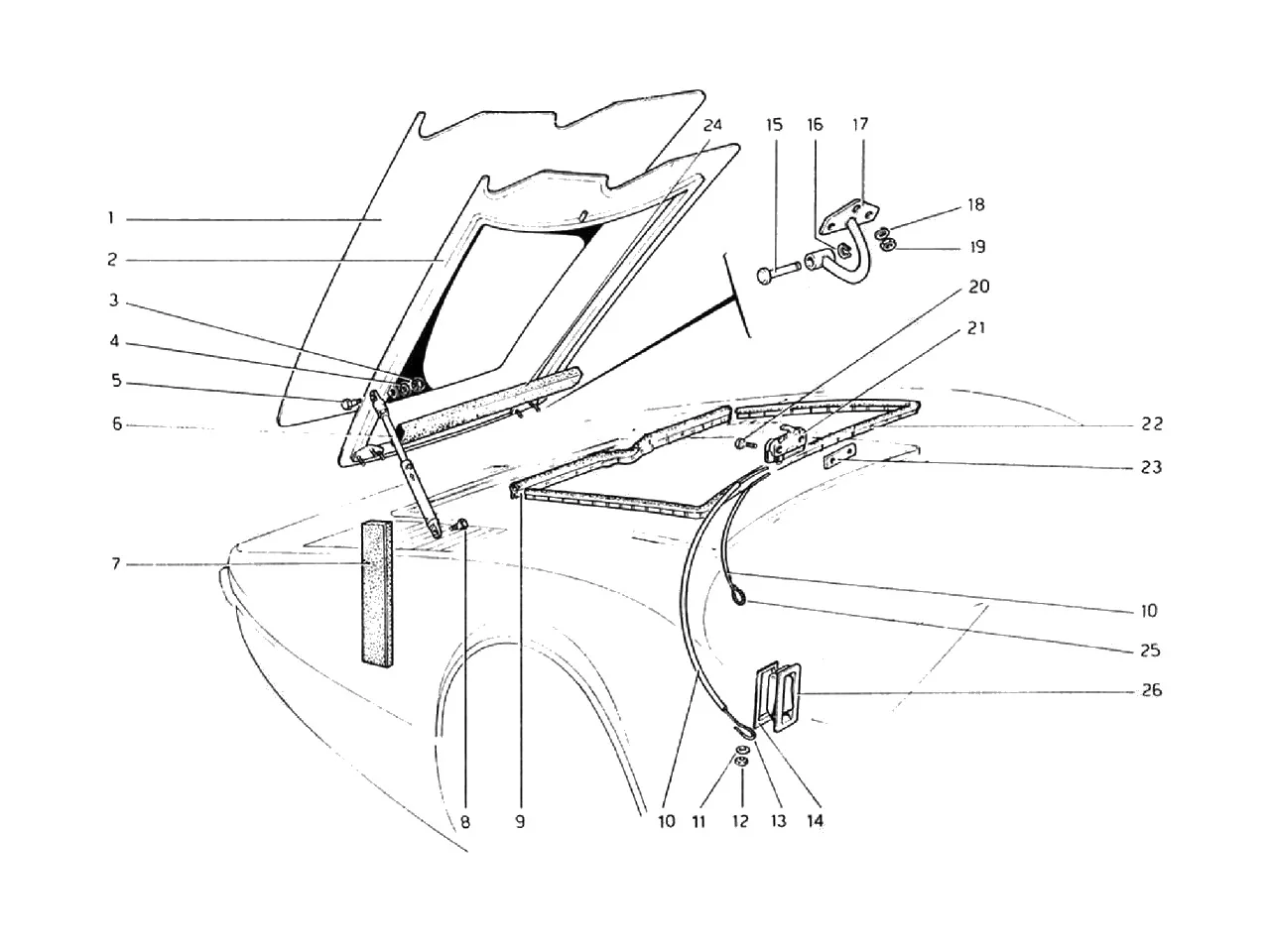 Front Compartment Lid (Valid For RHD - Aus Versions)