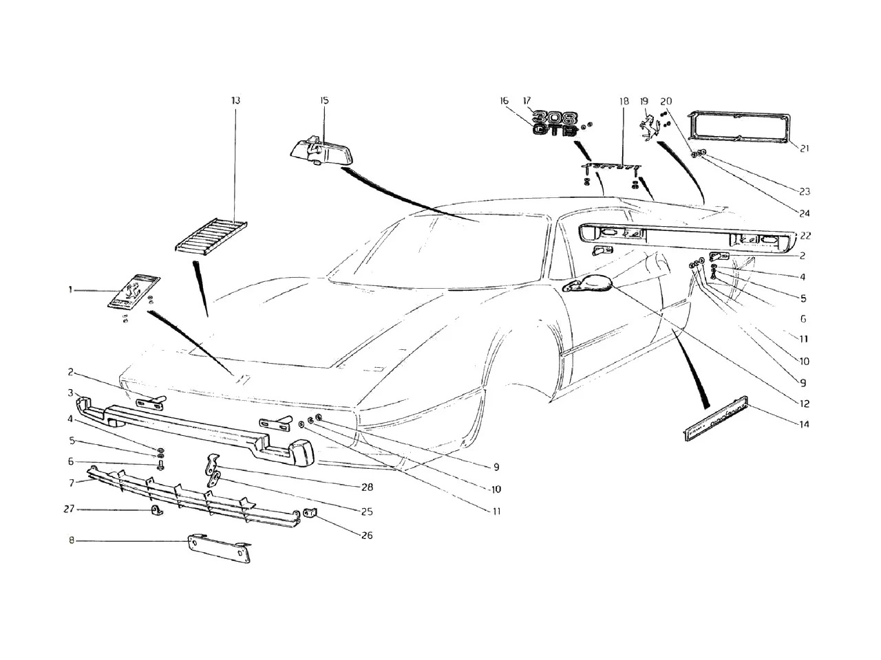 Bumpers And Mouldings (Valid For RHD - Aus Versions)