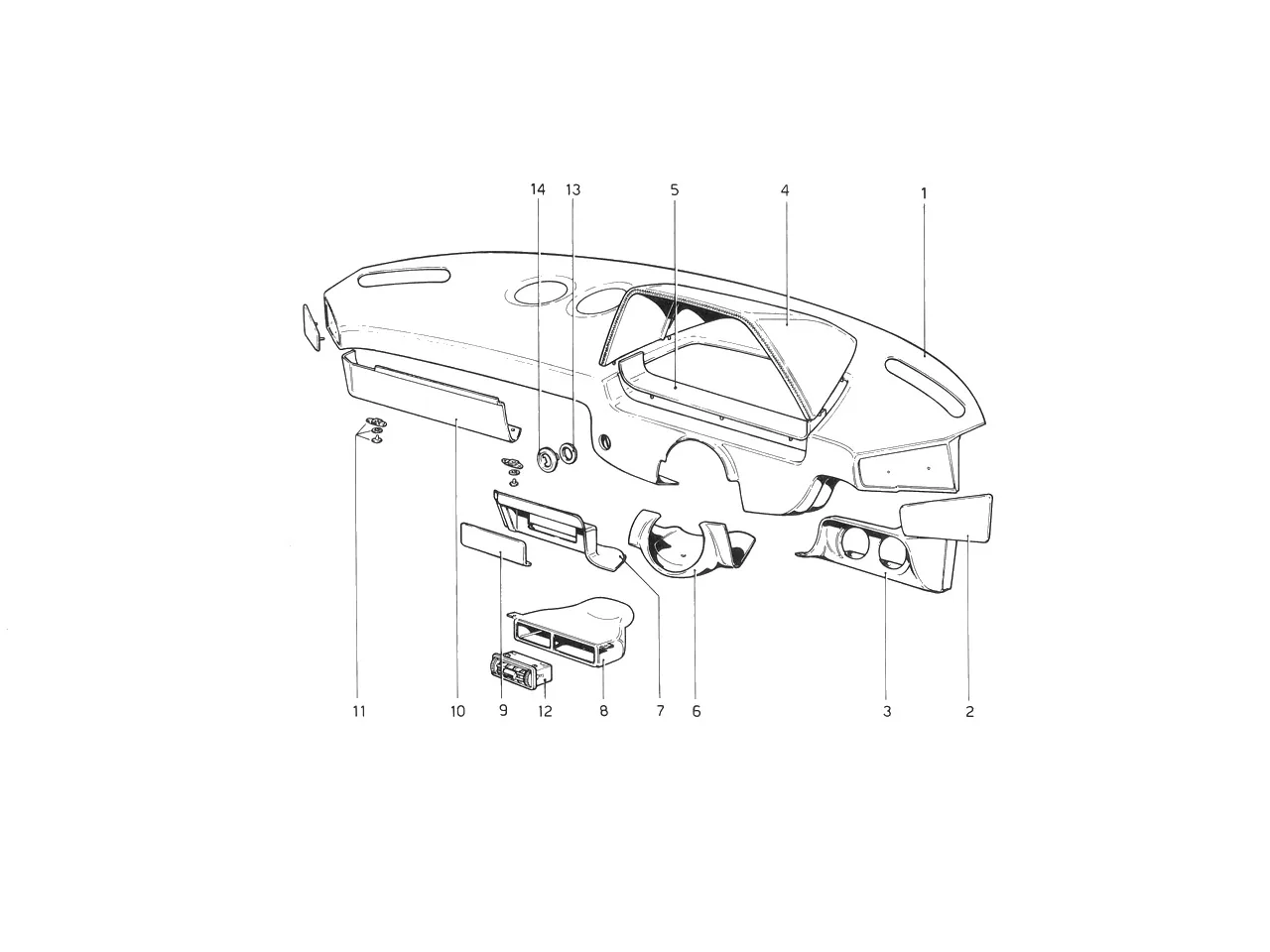 Instrument Panel (Valid For RHD - Aus Versions)