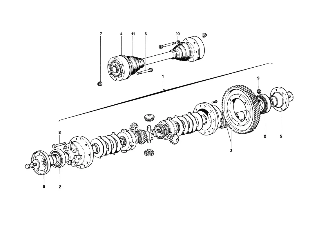 Differential And Axle Shaft
