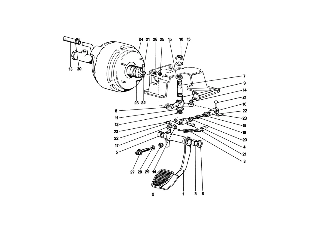 Brake Hydraulic System (Variants For RHD Versions)