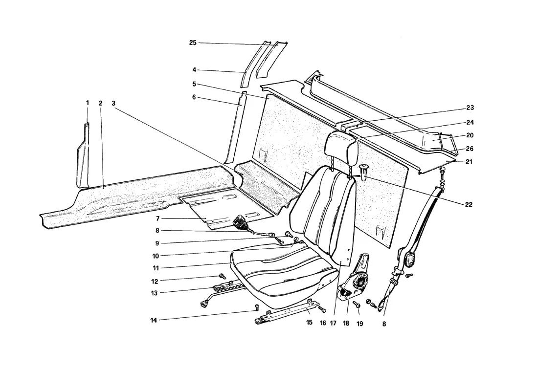 Interior Trim, Accessories And Seats (Variants For RHD - Aus Version)