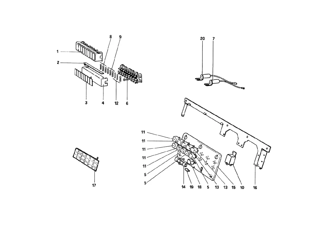 Fuses And Relays (Variants For RHD - Aus Versions)