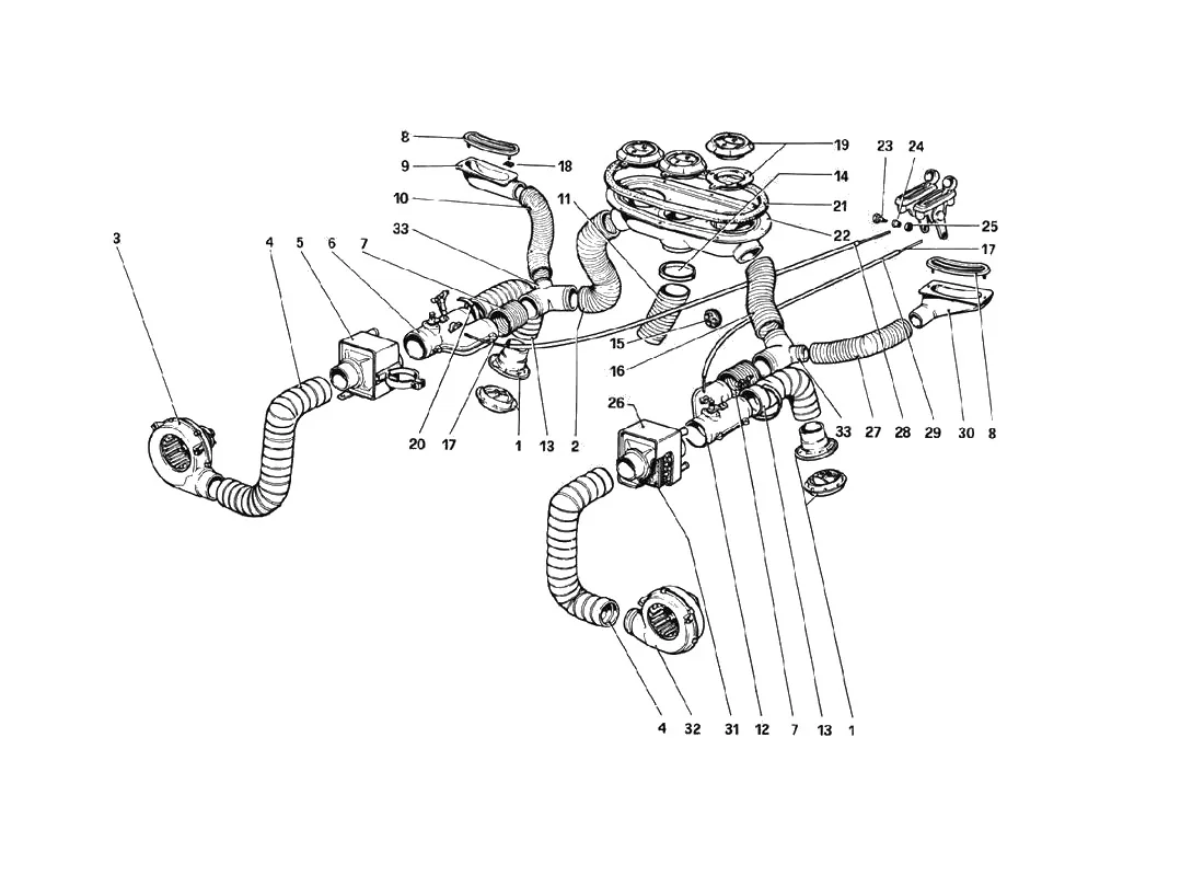Heating System (Variants For RHD - Aus Versions)