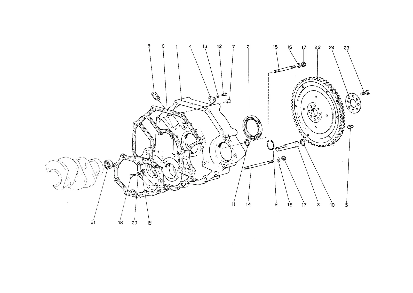 Flywheel and Clutch Housing Spacer