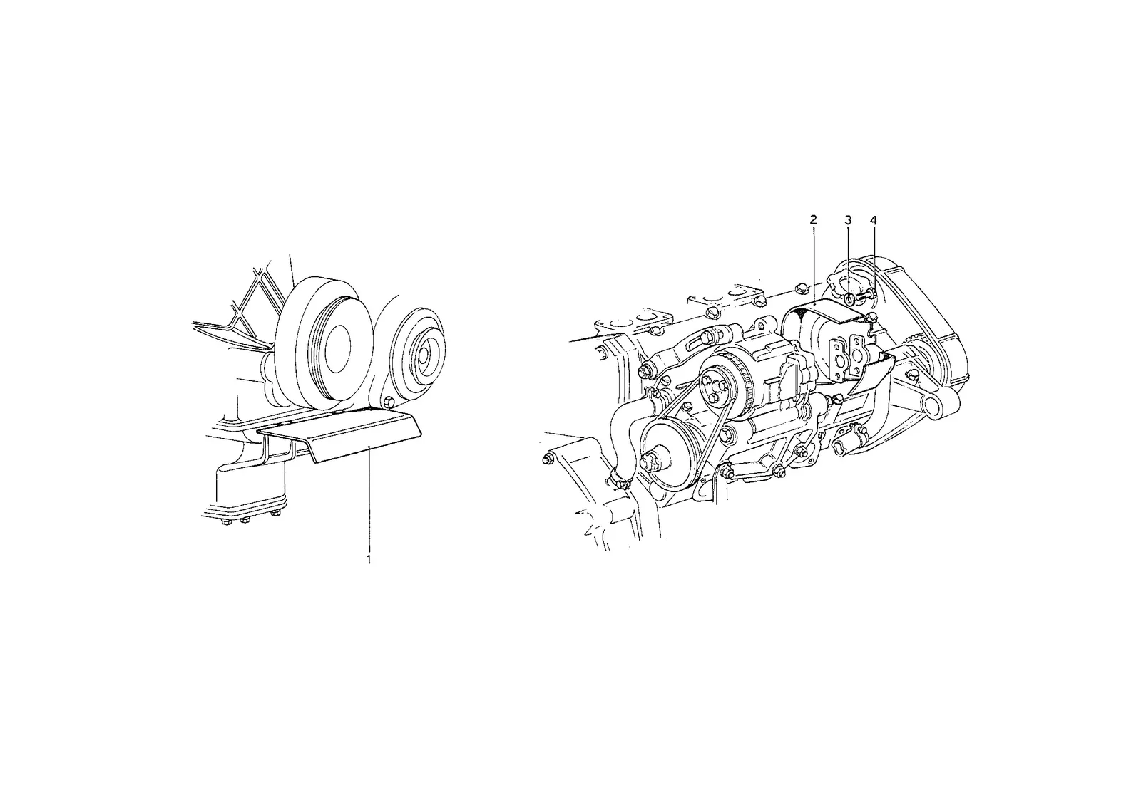 Ferrari 308 GTB/GTS JAP Guards exploded diagram