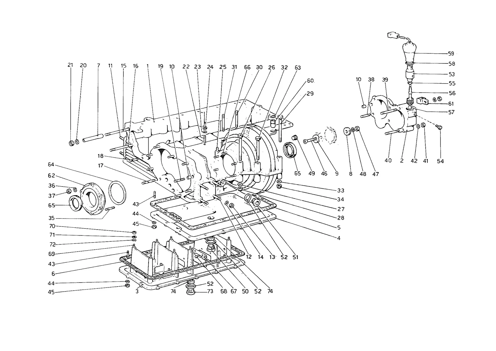 Gearbox - Differential Housing & Oil Sump