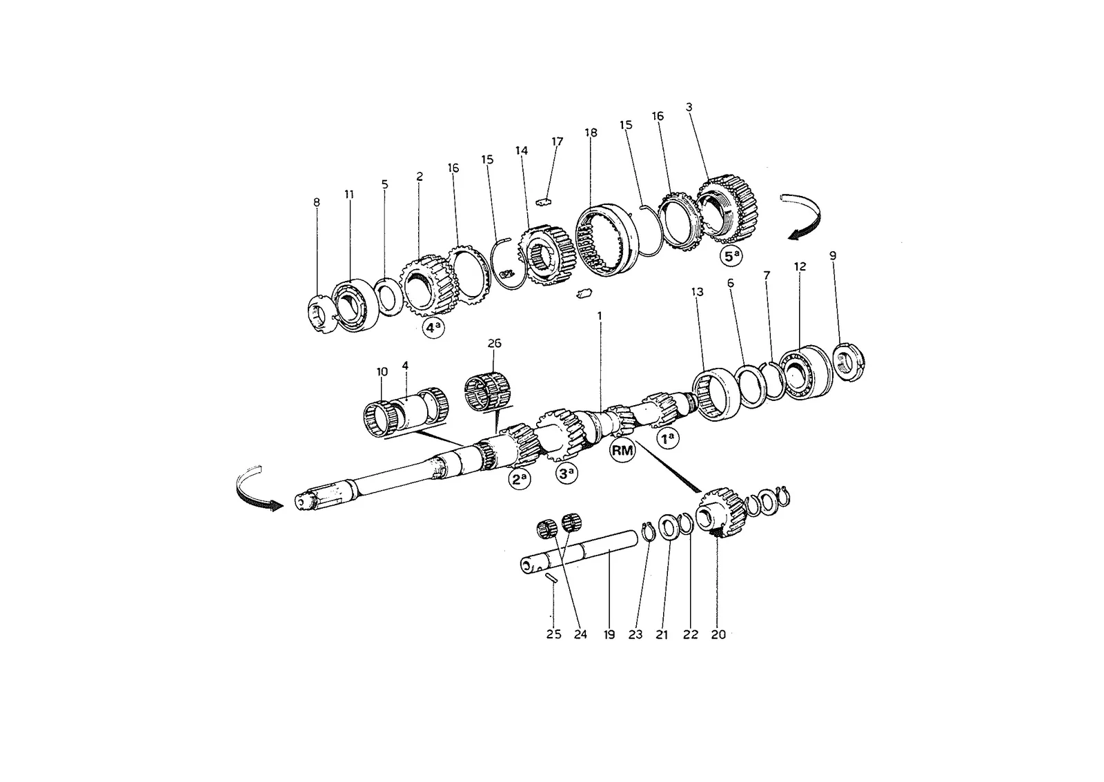 Main Shaft Gears