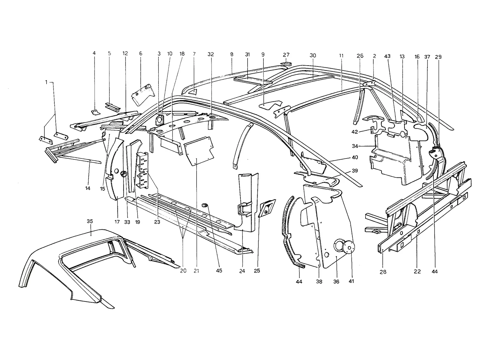 Body Shell - Inner Elements