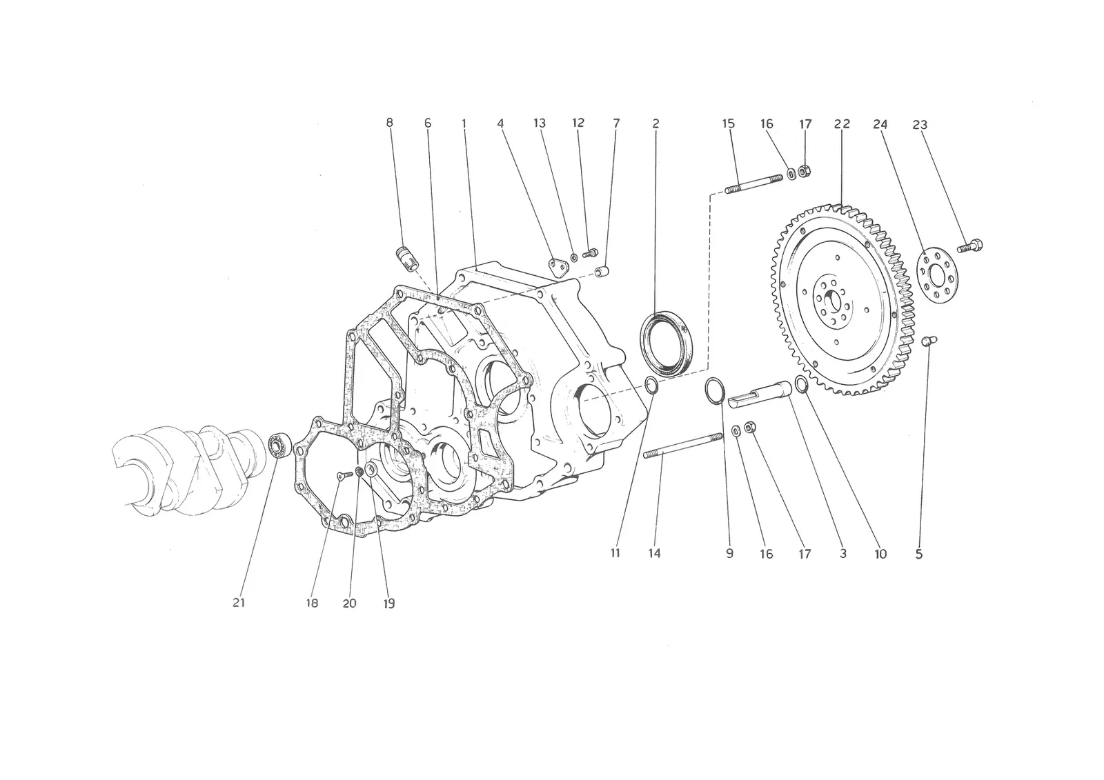 Flywheel And Clutch Housing Spacer
