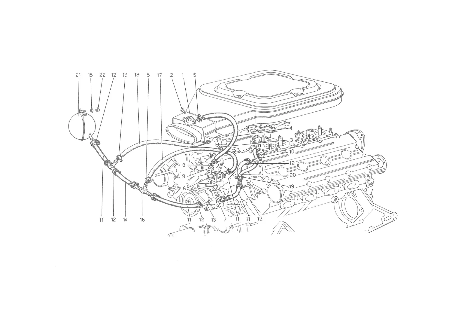 Intake Air Cleaner Valve And Lines