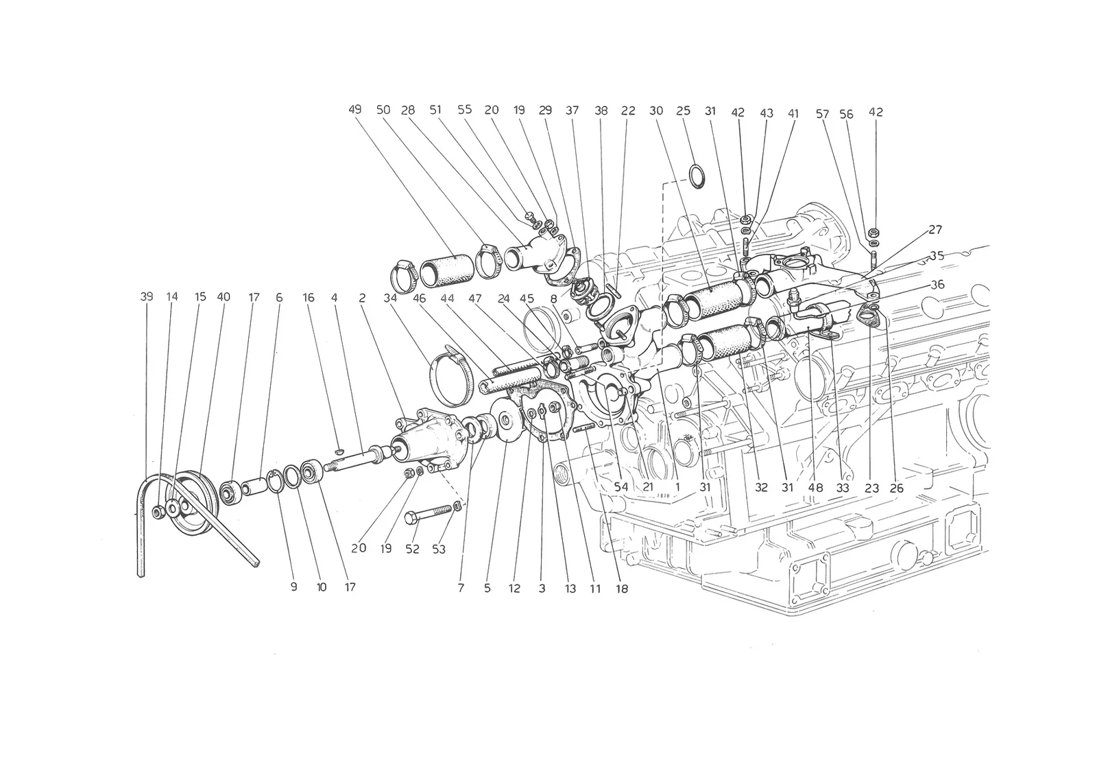Water Pump And Pipings