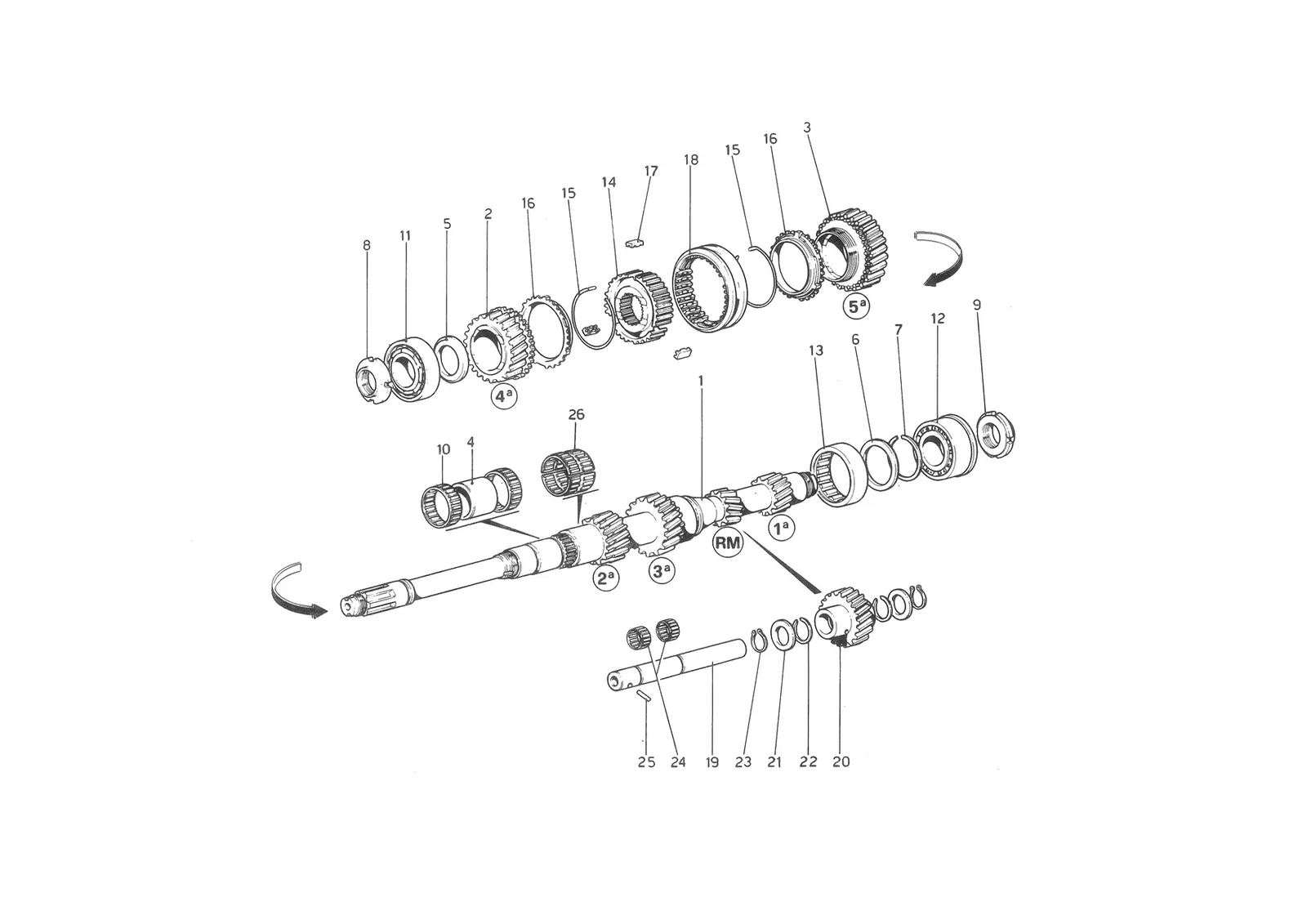 Main Shaft Gears