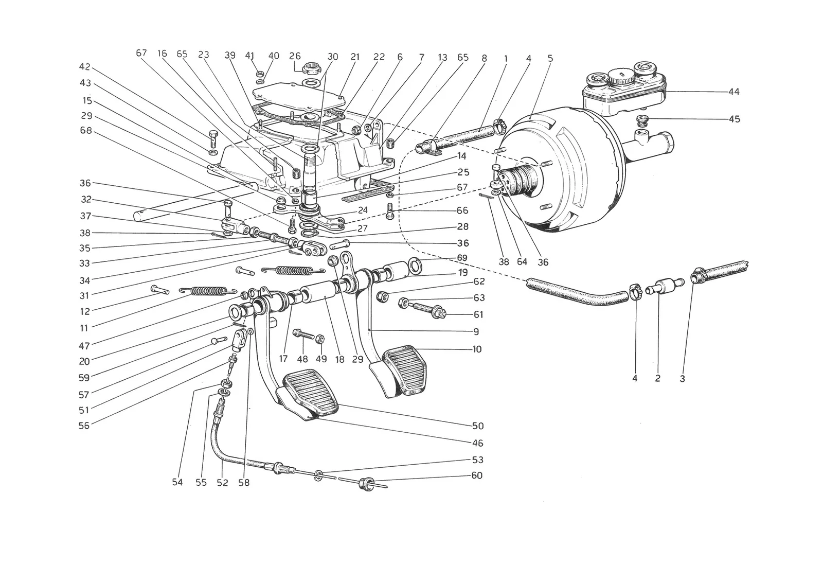 Pedal Board - Brake And Clutch Controls