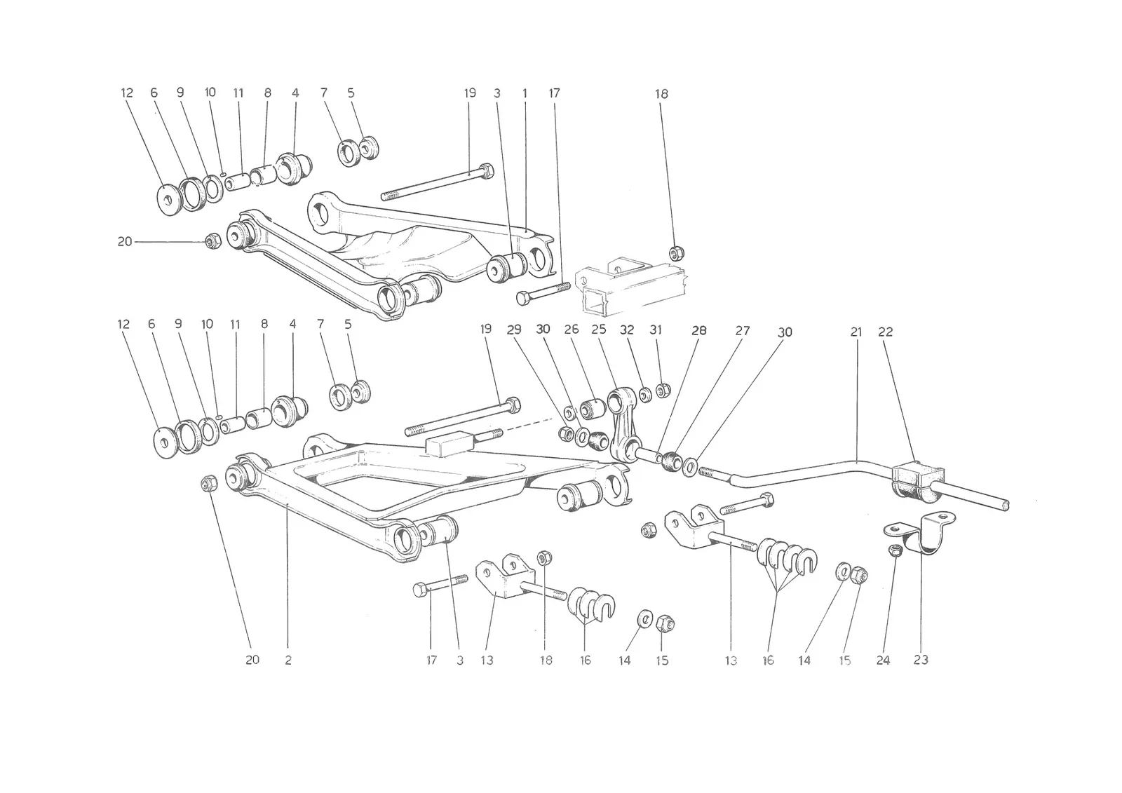 Rear Suspension - Wishbones