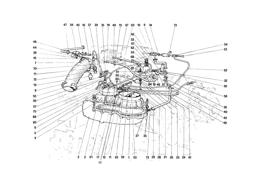 Fuel Injection System - Fuel Distributors, Lines