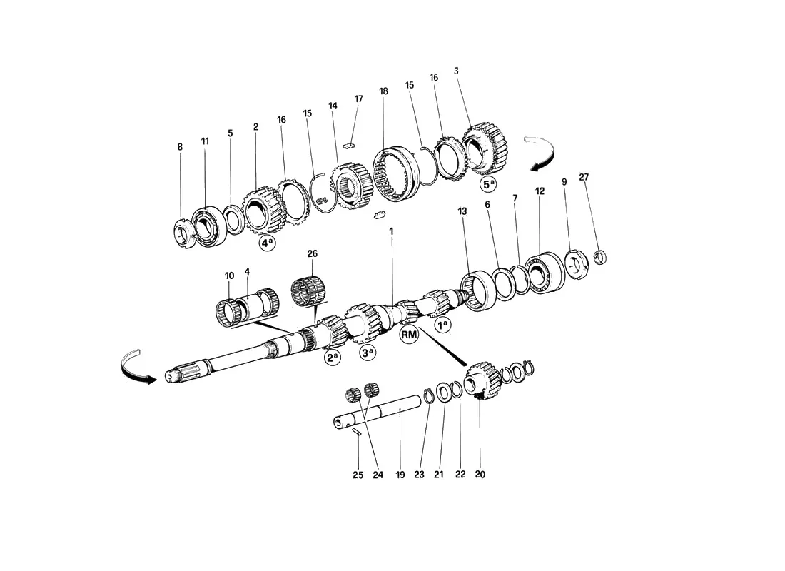 Main Shaft Gears
