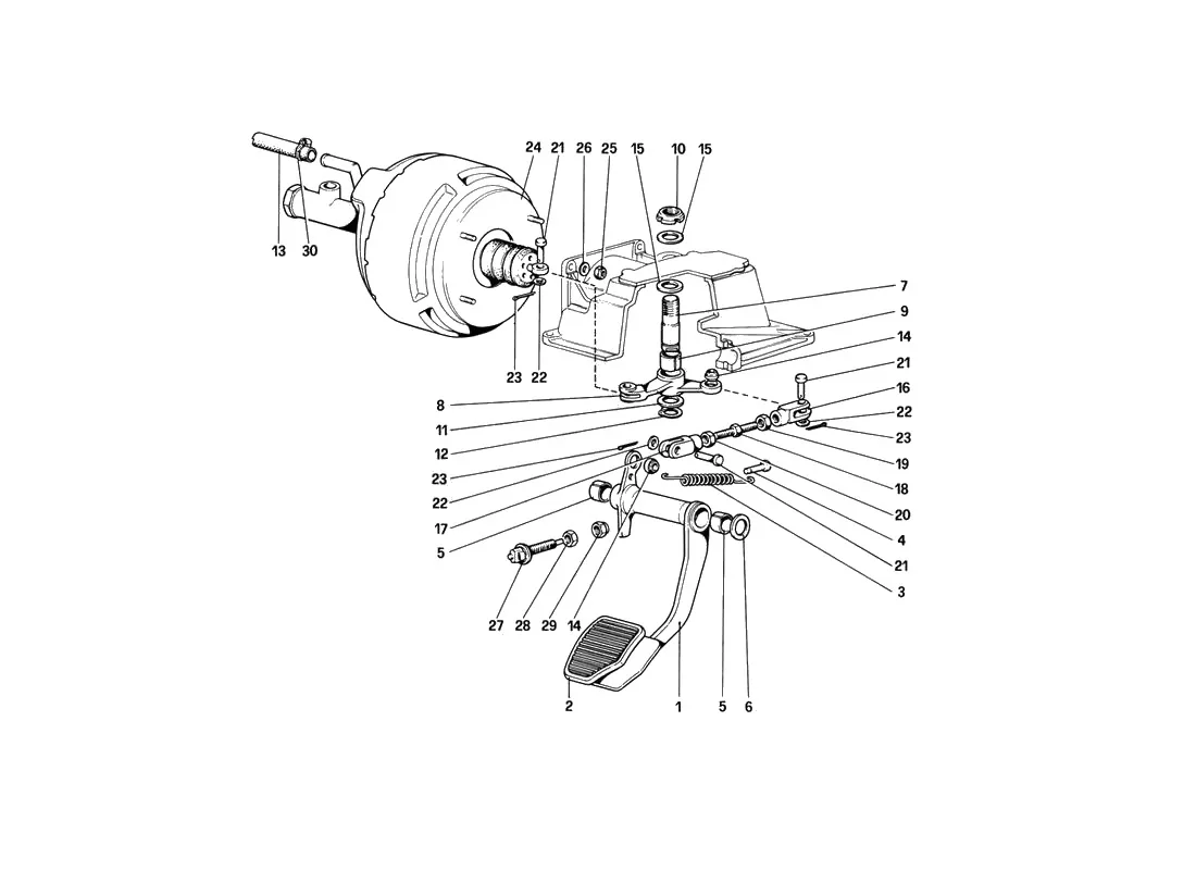 Brake Hydraulic System (Variants For RHD Versions)