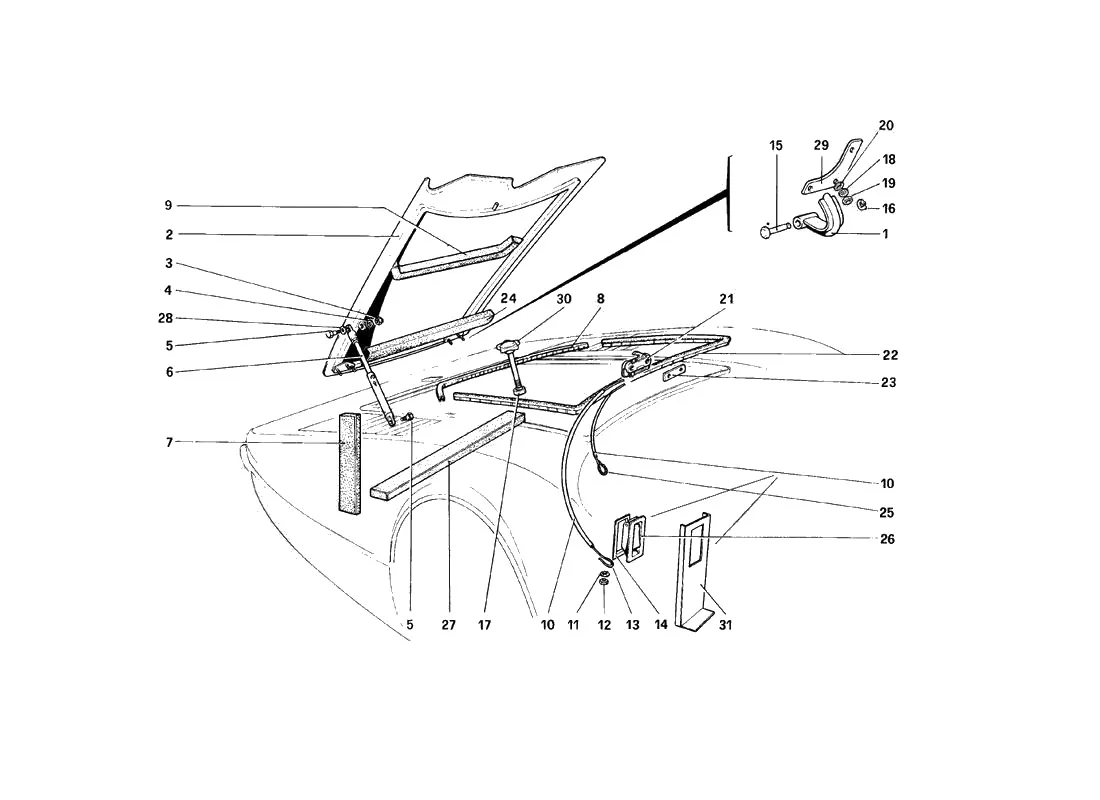 Front Compartment Lid