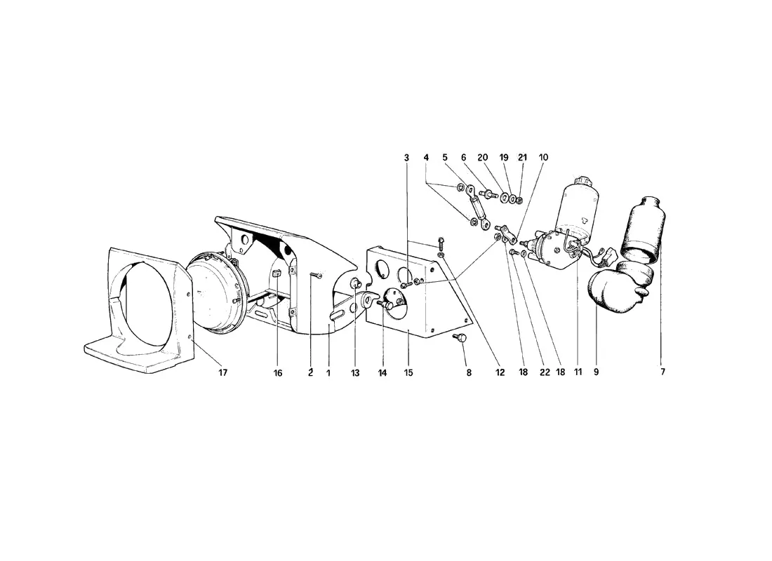 Headlights Lifting Device