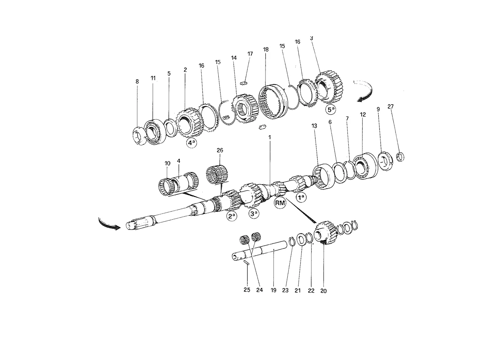 Main Shaft Gears