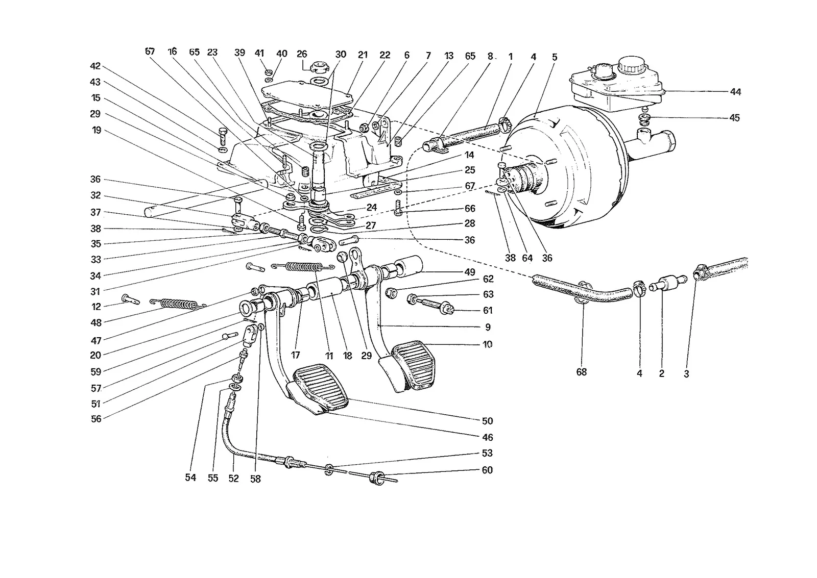 Pedal Board - Brake and Clutch Controls